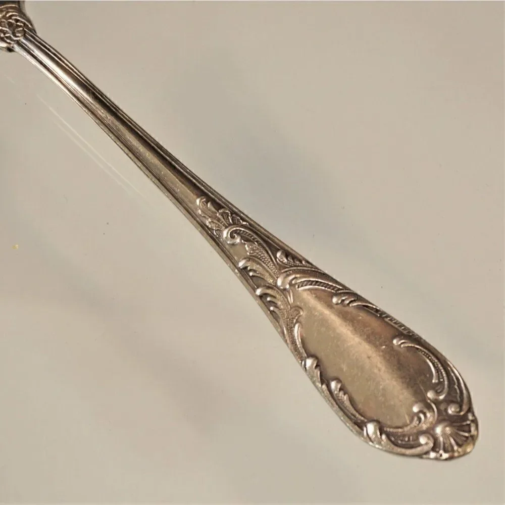 Antique Fork Silverplate Non US Unidentified Pattern Maker